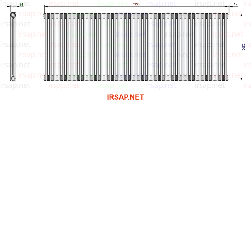 Радиатор IRSAP Tesi 22200/43 T12 CL 01